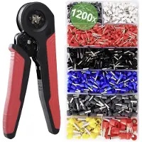 Quadrios 24C531 Assortiment adereindhulzen 0.5 mm², 0.75 mm², 1 mm², 1.5 mm², 2.5 mm², 4 mm², 6 mm², 10 mm² Deels geïsoleerd 1200 stuk(s)