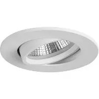 Brumberg BRUM LED inbouwspot 6W wit INDIWO68, 500lm, 3000K, 350mA, kantelbaar, IP20, ET47, diameter 68mm