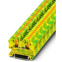 Phoenix Contact 1088730 Aardklem 6.2 mm Push-In-klem Groen-geel 50 stuk(s) Piece
