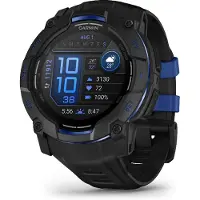 Garmin Instinct 3 - Smartwatch - 50mm - AMOLED - SuperNova Limited Edition - Zwart met Bolt Blue