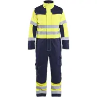 Blakläder 6379-1514 Multinorm Overall High Vis Geel/Marineblauw maat D104 heren