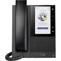 HP Poly CCX 505 Business Media Phone Vaste VoIP-telefoon Touchscreen Touchscreen Zwart
