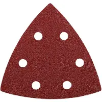 Kwb schuurschijf Delta 93 x 93 mm - Korrel 400 - Klittenbandhechting - 492840 - 5 stuks