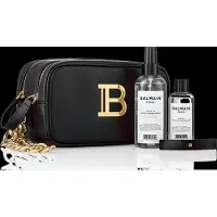 Balmain Hair Couture Signature Pouch Black Gold Haarverzorgingsset 1 st