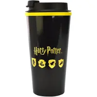 Thumbs Up Hogwarts Mok zwart-geel Kunststof -