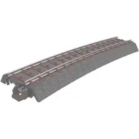 Märklin H0 C-rails (met ballastbed) 24315 Gebogen rails 6 stuk(s)