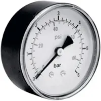 ICH Manometer 306.63.-1 Aansluiting (manometer): Achterkant -1 tot 0 bar Schroefdraad (buiten) 1/4 1 stuk(s)