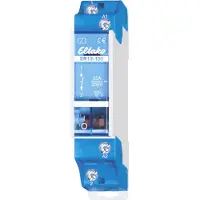 Eltako 22100930, Aansluitstuk voor elektrische meter, blauw, IP20, 25 A, DIN-railmontage, 1,9 W