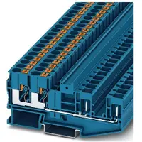 Phoenix Contact 3061839 Doorgangsklem 8.2 mm Spanveer Blauw 50 stuk(s)
