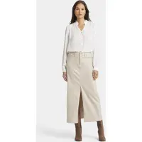 Nydj Hoge Taille Lange Rok Met Centraal Voor Sleuf