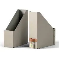 Leitz Puro Tijdschriftencassette - 100% Gerecycled Karton - Set van 2 - Beige