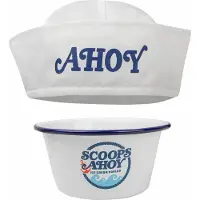 Cinereplicas Stranger Things Scoops Ahoy Ijscoupe Met Matrozenhoed