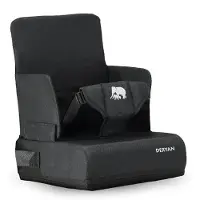 Deryan Travel Booster Stoelverhoger - Inclusief bevestigingsriem Black