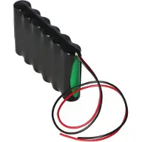 AccuCell Vervangende batterij bij uitstek geschikt voor nood- en veiligheidsverlichting, noodverlichting, noo