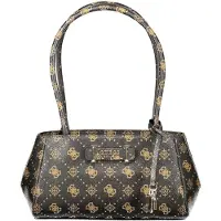 GUESS Schoudertas Espresso Logo