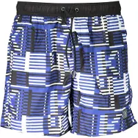 Karl Lagerfeld Blu Polyester Heren Zwem Boxer