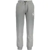 La Martina Heren Grijze Katoenen Joggingbroek
