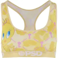 PSD Sport bh 'Tweety Lux' geel / lichtgeel / orchidee / wit