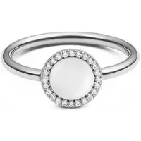 Daniel Wellington AUDREY DW0040127 - 56 MM - STAINLESS STEEL RING MET PARELMOER EN KRISTALLEN 1 STUK