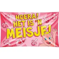 Paper Dreams Gevelvlag Geboorte Meisje XXL