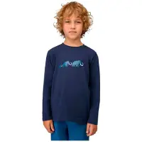 Mammut - Kid's Core Longsleeve Logo - Longsleeve 128, blauw