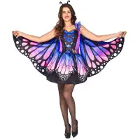 Amscan Mystical Vlinder Dames Met Vleugels - Maat S