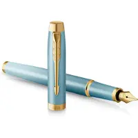 Parker IM Rituals Gradient Blue/Gold Vulpen Medium