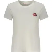 Pepe Jeans Shirt 'Brule' bloedrood / wit