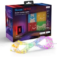 Govee Curtain Light Netflix Co-branding Slimme Ledstrip Transparant