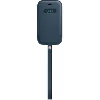 Apple Leather Sleeve MagSafe voor de iPhone 12 Mini - Baltic Blue