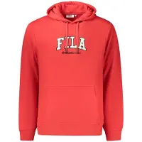 FILA Rode Katoenen Heren Hoodie