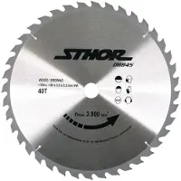 Sthor Scie - zaagblad Cirkelzaagblad van carbide 350x30mm z40 voor hout - 08845
