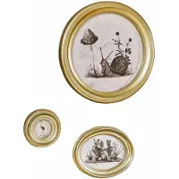 Loberon Muurdecoratie set van 3 Atriana