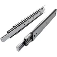 Sotech 1 Paar (2 stuk) Volledig uitschuifbaar Ladegeleider KV1-100-H53-L1000-NF Lengte 1000 mm Draagkracht 116 Kg gegalvaniseerd van