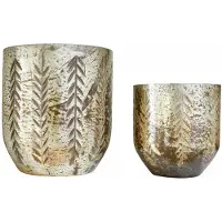 Loberon Windlicht set van 2 Filorex