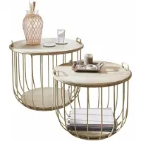 Loberon Salontafel set van 2 Lawson