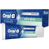 Oral-B - 3D White Soft Mint - Tandpasta - Whitening - Zachte Munt - 75 ml