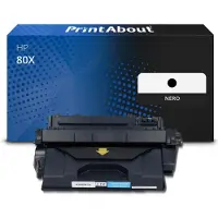 PrintAbout Huismerk HP 80X (CF280XX) Toner Zwart Extra hoge capaciteit