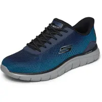 SKECHERS Sportschoen donkerblauw / petrol / zwart