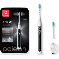 Oclean X Pro 20, Volwassen, Sonische tandenborstel, Wit, 84.000 bewegingen per minuut, IPX7 waterdichtheid, Batterij