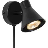 Nordlux Plafondspot Eik Matzwart Gu10