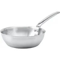 De Buyer Alchimy afgeronde sauteerpan roestvrij staal Ø24 cm