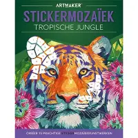 Lantaarn Sticker Mozaïek - Tropisch Jungle Boek