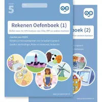 Junior Einstein BV Rekenen Oefenboek Set deel 1 en 2 groep 5 (Paperback)