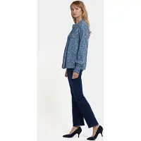 Nydj Gepailleerde Boerenblouse | Regen Tuin