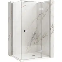 REA Douchecabine Atlas 90x100 Chrome Rechtsaf