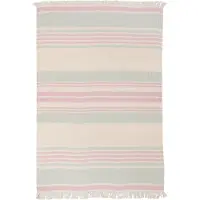 Brunotti - Stripey - Strandhanddoek Aqua Grey - Unisex - 100% Katoen - 100 x 150 CM - Strandlaken - ONE SIZE