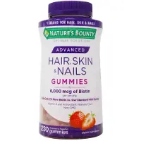 Natures Bounty Natur's Bounty, Gummivitamines voor gezonde haren, huid en nagels, aardbeismaak, 230 stuks