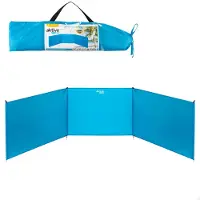 Aktive Scherm met tas - ALPEXE - 2 m x 75 cm - Blauw - Hoogte 200 cm - Breedte 75 cm