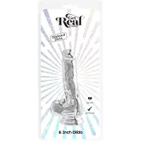 ToyJoy Clear Dildo with Balls 6 inch